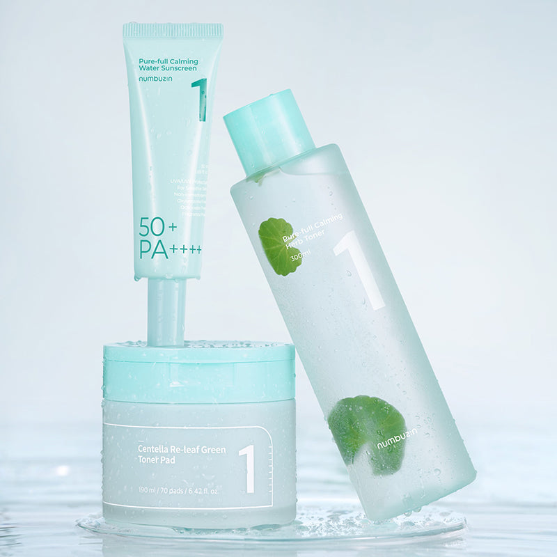 Numbuzin - No.1 Centella Re-leaf Green Toner Pad