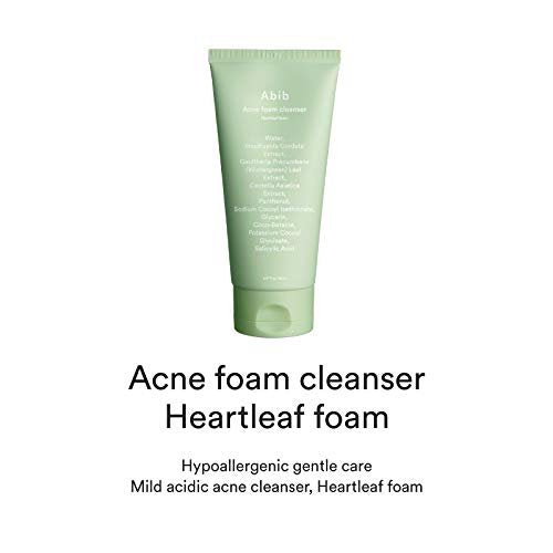 Abib - Acne Foam Cleanser Heartleaf Foam