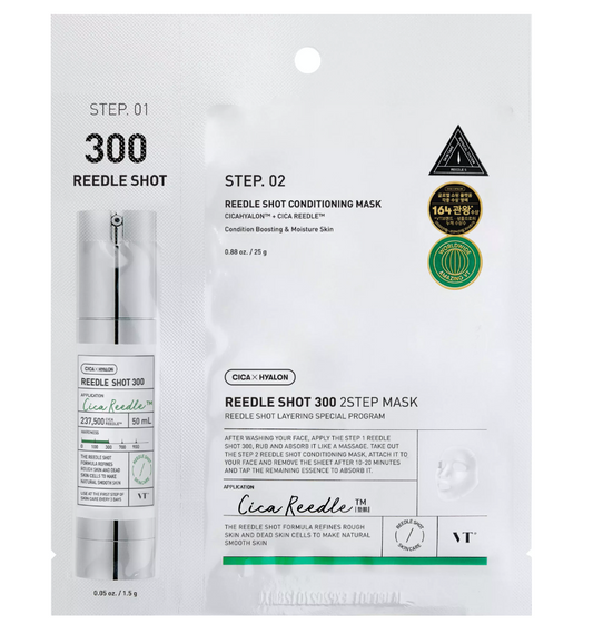 VT COSMETICS - MILD REEDLE SHOT 300 - 2 STEP MASK