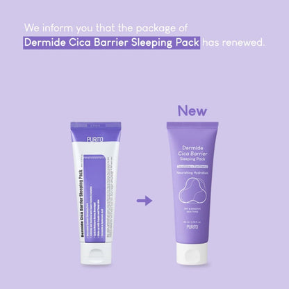 PURITO SEOUL - Dermide Cica Barrier Sleeping Pack