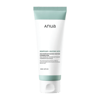 Anua - Heartleaf Succinic Moisture Cleansing Foam