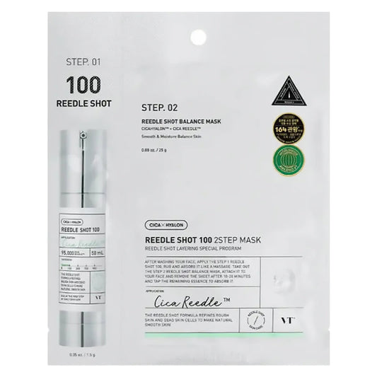 VT COSMETICS - MILD REEDLE SHOT 100  2 STEP  MASK